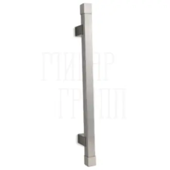 Дверная ручка-скоба Convex 639 (400/230 mm) матовый никель