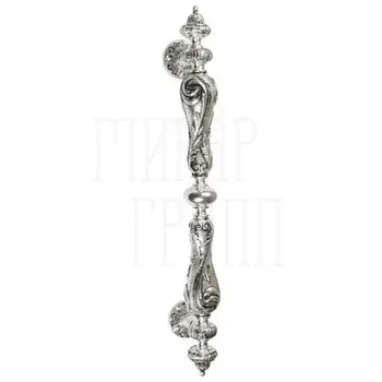 Ручка скоба Venezia 'MARGHERITA' 625мм (465мм) натуральное серебро
