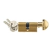 Venezia цилиндр (70 мм/30+10+30) ключ-вертушка, полированная латунь