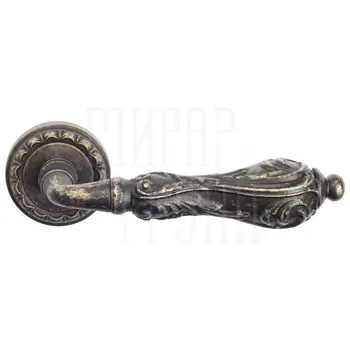 Дверная ручка на розетке Venezia 'MONTE CRISTO' D2 античная бронза