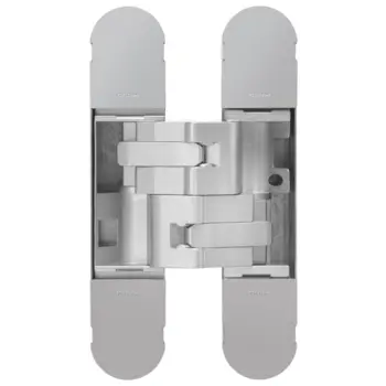 Дверная петля скрытой установки Ceam с 3D регулировкой 1131S 160X32 (80-120 кг) матовое серебро