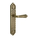 Дверная ручка на планке Mestre OA 3130, матовая античная латунь