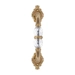 Дверная ручка-скоба Mestre ON 7105 (280/185 mm), золото + хрусталь