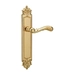 Дверная ручка на планке Mestre OA 3860, золото 24к