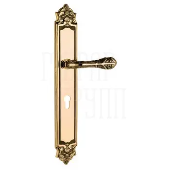 Дверная ручка на планке Mestre OA 3734 черненое золото 24к