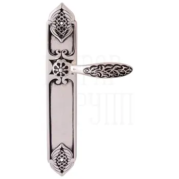 Дверная ручка на планке Class 'Shamira' 1060/1010 серебро 925 с чернением