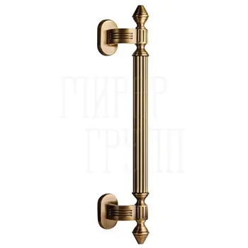 Дверная ручка-скоба Pasini 'Impero' (600/458 mm) матовая бронза