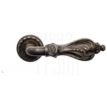 Дверная ручка на розетке Venezia 'FLORENCE' D2 античная бронза