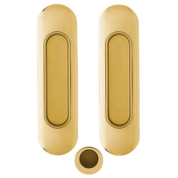 Ручка-купе для раздвижных дверей MANDELLI 378 матовое золото