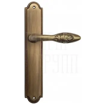 Дверная ручка Venezia 'CASANOVA' на планке PL98 матовая бронза