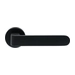 Дверная ручка Extreza Hi-tech 'RUBI' (Руби) 121 на круглой розетке R16, черный