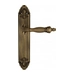 Дверная ручка Venezia "OLIMPO" на планке PL90, матовая бронза