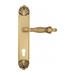Дверная ручка Venezia 'OLIMPO' на планке PL87, французское золото (cyl)