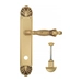 Дверная ручка Venezia 'OLIMPO' на планке PL87, французское золото (wc)