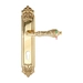 Дверная ручка Extreza 'GRETA' (Грета) 302 на планке PL02, полированное золото (cyl)