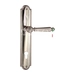 Дверная ручка Extreza 'DANIEL' (Даниел) 308 на планке PL03, полированный никель (cyl)