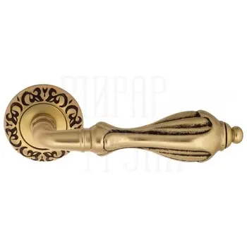 Дверная ручка на розетке Venezia 'ANAFESTO' D4 французское золото