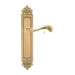 Дверная ручка Extreza 'NINA' (Нина) 317 на планке PL02, полированное золото