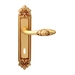 Дверная ручка на планке Melodia 243/229 "Rosa", французское золото (key)