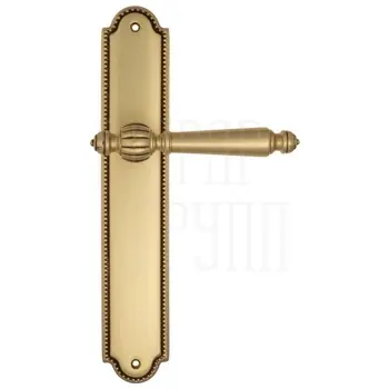 Дверная ручка Venezia 'PELLESTRINA' на планке PL98 французское золото