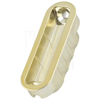 Ответная планка AGB Minima для магнитного замка Polaris для деревянных дверей любого типа золото