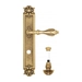 Дверная ручка Venezia "ANAFESTO" на планке PL97, французское золото (wc-4)