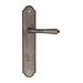 Дверная ручка Fratelli Cattini 'TOSCANA' на планке PL257 , античное серебро