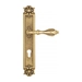Дверная ручка Venezia "ANAFESTO" на планке PL97, французское золото (cyl)
