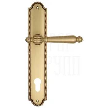 Дверная ручка Venezia 'PELLESTRINA' на планке PL98 французское золото (cyl)