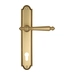 Дверная ручка Venezia "PELLESTRINA" на планке PL98, французское золото (cyl)