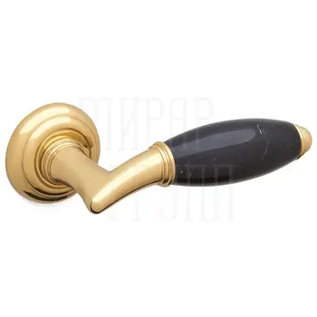 Дверная ручка на круглой розетке Mandelli 'Paros' 8001 золото