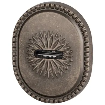 Накладка Armadillo (Армадилло) на сувальдный замок ESC.S-auto.CL/OV (PS-DEC CL) античное серебро