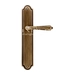 Дверная ручка Extreza 'PETRA' (Петра) 304 на планке PL03, матовая бронза