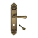 Дверная ручка Extreza 'PIERO' (Пиеро) 326 на планке PL02, матовая бронза (wc)