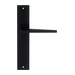 Дверная ручка Extreza Hi-Tech 'AZIMUT' 102 на планке PL11, черный (cyl)