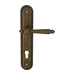 Дверная ручка Extreza 'DANIEL' (Даниел) 308 на планке PL05, античная бронза (cyl)