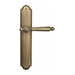 Дверная ручка Venezia "PELLESTRINA" на планке PL98, матовая бронза