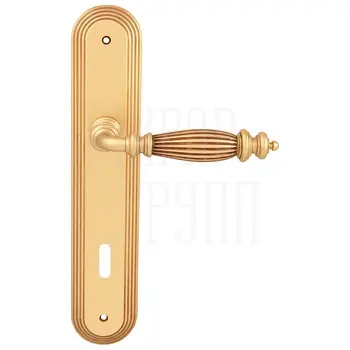 Дверная ручка на планке Melodia 404/235 'Siena' французское золото (key)