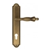 Дверная ручка Venezia 'OLIMPO' на планке PL98, матовая бронза (cyl)