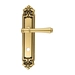 Дверная ручка Extreza 'PIERO' (Пиеро) 326 на планке PL02, французское золото (WC)
