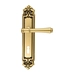 Дверная ручка Extreza 'PIERO' (Пиеро) 326 на планке PL02, французское золото (key)