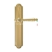Дверная ручка Extreza 'DANIEL' (Даниел) 308 на планке PL03, полированное золото