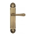 Дверная ручка Venezia "CALLISTO" на планке PL87, матовая бронза 
