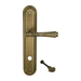Дверная ручка Extreza 'PIERO' (Пиеро) 326 на планке PL05, матовая бронза (wc)