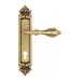 Дверная ручка Venezia "ANAFESTO" на планке PL96, французское золото (cyl)
