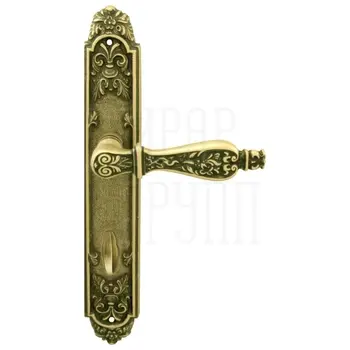 Дверная ручка на планке Melodia 465/Siracusa матовая бронза (wc)