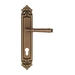 Дверная ручка Fratelli Cattini 'FARFALLA' на планке PL96 , матовая бронза (cyl)