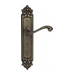 Дверная ручка Venezia "VIVALDI" на планке PL96, античная бронза