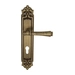 Дверная ручка Extreza 'PIERO' (Пиеро) 326 на планке PL02, матовая бронза (cyl)