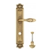 Дверная ручка Venezia "CASANOVA" на планке PL97, французское золото (wc)